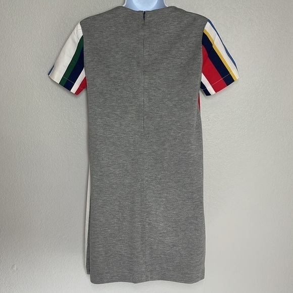 Marni Short Sleeve Multicolored Striped Dress Jersey Back Size 14 - Picture 5 of 13